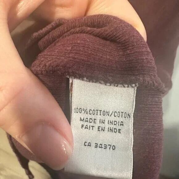 Balmain Paris Vintage Quarter Zip Pullover Top Red XL - Picture 3 of 8